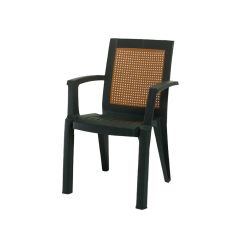 პლასტმასის სკამი MIMOZA CT006 მუქი მწვანე