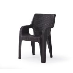 პლასტმასის სკამი TIGER SPC-T025 ყავისფერი
