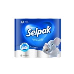 ტუალეტის ქაღალდი SELPAK (32 ცალიანი)