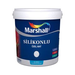 საღებავი ინტერიერის- silicone ozel mat marshall 2.5ლტ თეთრი