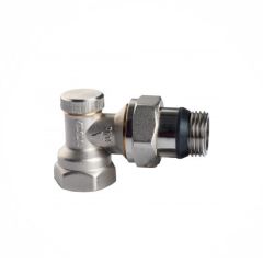 რადიატორის უკუსარქველი კუთხის 1/2” ECA GV3