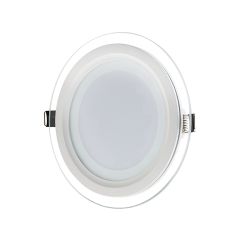 ლედ სანათი მინის, მრგვალი 6w 3000K