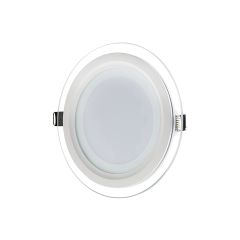 ლედ სანათი მინის, მრგვალი 12w 6500K