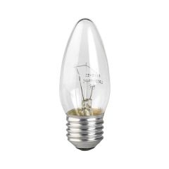 ნათურა ვარვარა ჭაღი გამჭვირვალე E27 240V 40W ლუქსრამი