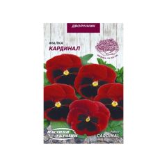 ვიოლას თესლი Viola CARDINAL (წითელი თვალით)