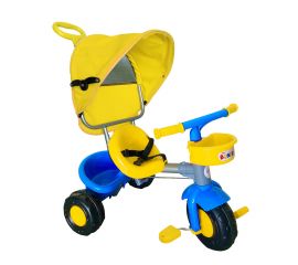 ყვითელი ბავშვის ველოსიპედი