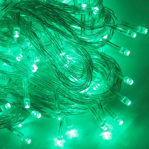 Новогодний светильник, 100LED зеленый, 9м - YIWU - фото 2