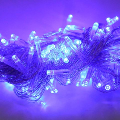 Новогодний светильник, 100LED синий, 9м - YIWU - фото 2