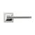 სახელური კარის RAP 17-S SN/CP nickel/chrome
