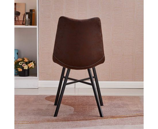 სკამი მისაღების XS-2782 (UF970-09) ყავისფერი
