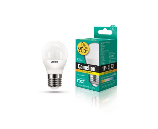 ლედ ნათურა ეკონომიური LED10-G45/830/E27 10ვტ