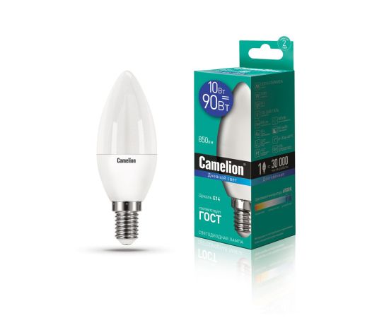 Camelion Led Lamp LED10-C35/865/E14 ნათურა