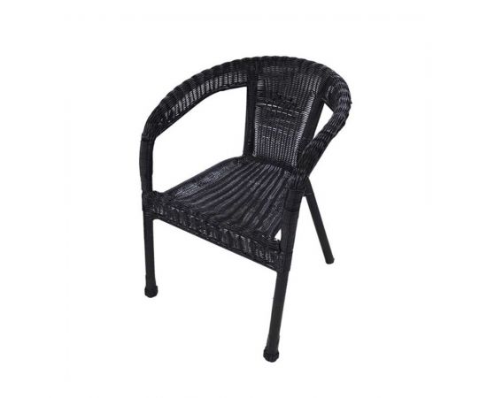 მოწნული სკამი PE-006 (მუქი ყავისფერი)