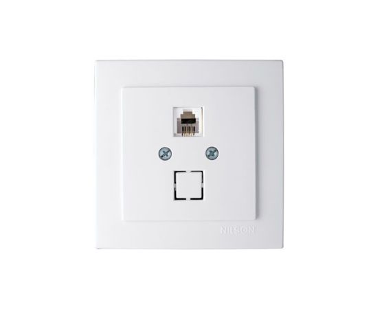 როზეტი ტელეფონის RJ11 touran white - 24111040
