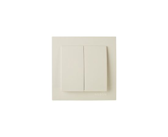 ჩამრთველი ორიანი touran cream - 24121003