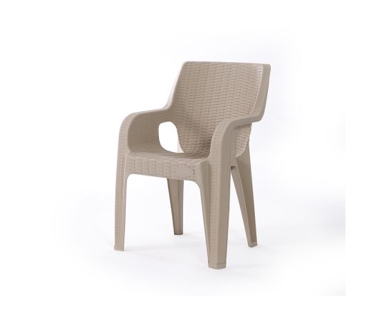 პლასტმასის სკამი TIGER SPC-T025 კაპუჩინო