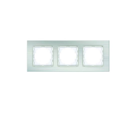 ალუმინის სამიანი ჩარჩო alegra silver - 25GS0093
