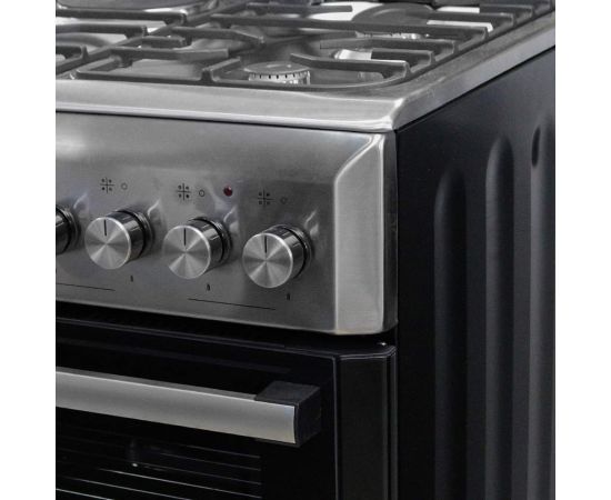 გაზქურა KUMTEL LF60-SF31F inox-black