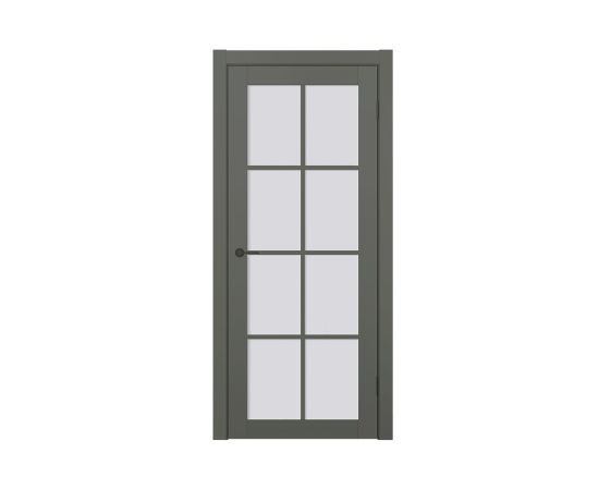 კარი მდფ PVC 215-80 (Арт. ECOSN120 GRAFIT POLIPROFILEN