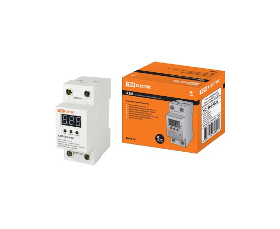 რელე ძაბვის 1ფ სერია მონიტორით 63А-220ვ SQ1504-0020 TDM