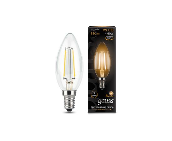 ლედ ნათურა Filament Candle E14 7W 2700К - 103801107