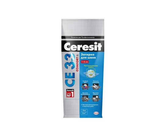 ფუგა CE-33 2კგ წყალმდეგი (ანტრაციტი) CERESIT