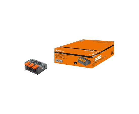 სამშენებლო სამონტაჟო კლემა CK-613 (2,5мм2) SQ0527-0022 TDM