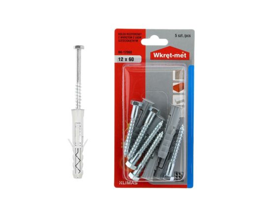 დუბელი ექვსკუთხა ხრახნით 12*60 BK-12060 (5ც)