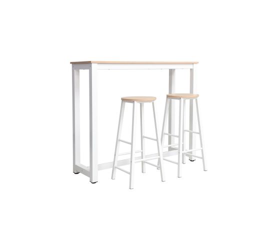 ბარის მაგიდა 2 სკამით CZ-N2212-CY-N2201 - 120*40*100
