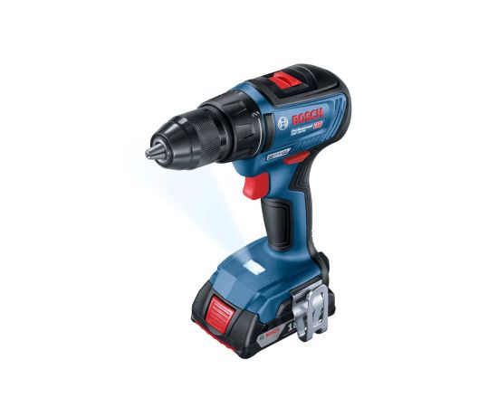 ხრახნდამჭერი BOSCH GSR 18V-50 (2x2,0Ah, Brushless)