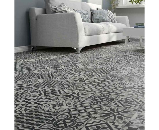 კერამოგრანიტი HERITAGE BLACK 33,15*33,15